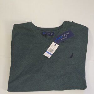 Brand New Nautica NavTech Sweater Emerald Green